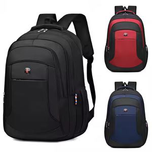 Bán buôn 15.6 inch Unisex phong cách thể thao máy tính xách tay Ba lô lớn không thấm nước Oxford USB dây kéo Polyester sinh viên Ba Lô Túi - Product Image 1