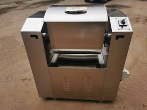 Mélangeur à pâte horizontal automatique 200 kg/h, machine à mélanger la <span class=keywords><strong>farine</strong></span> à levage manuel, pétrin commercial pour boulangerie - Product Image 5