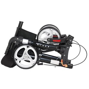 Déambulateur pliant léger en aluminium à double pliage pour personnes âgées et handicapées, outil d'assistance à la mobilité intérieure et extérieure, pliable - Product Image 2