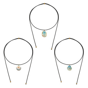 Collier Pendentif Coquillage en Émail Coloré et Imitation Perle pour Femme, Bijou Mystérieux et Étanche, Tendance et Élégant - Product Image 5