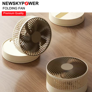 Ventilador de Mesa Oscilante Recargable al por Mayor, Plegable y Extensible de 10cm a 33cm, 4 Niveles de Viento para Hoteles, Dormitorios y Apartamentos - Product Image 3