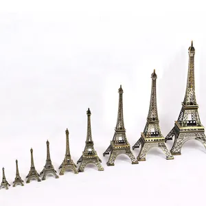 Vendita all'ingrosso di lusso antico parola famosa 3d in miniatura modello di costruzione Burj Khalifa torre Souvenir turistico per la decorazione della casa