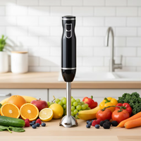 Mixeur Plongeant Portable 600W - Batteur à Immersion avec 2 Vitesses, Coque en Plastique et Conception Anti-Éclaboussures pour la Cuisine Domestique