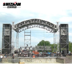 Sgaier özel 6061 alüminyum alaşım tüv sertifikalı katlanabilir dokunun kemer kafes açık etkinlikler için taşınabilir sahne çatı kafes - Product Image 5