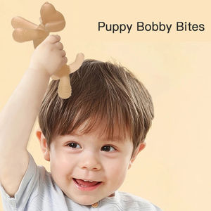 OEM/DODM Bebé Molar Mordedor Sensorial Forma de Perro Juguete Suave Silicona de Grado Alimenticio Cuidado DE LOS Dientes Fidget <span class=keywords><strong>para</strong></span> Recién Nacidos y Masticadores - Product Image 2