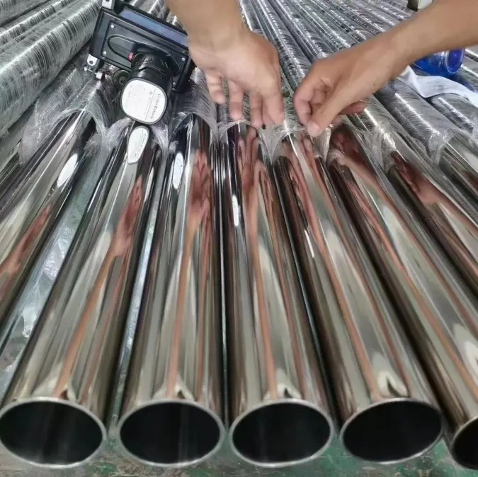 Food Grade 304 304L 316 316L 310S 321 Sanitary Seamless Stainless Steel Tube / SS Pipe with Low Price