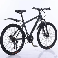 Vélo de montagne en acier de 24 pouces du fabricant pour adultes jeunes disque à vitesse variable livraison gratuite pour les étudiants amateurs de course