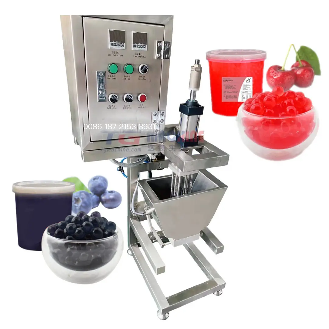 Kleine Desktop Winstgevende Popping Boba Barsten Boba Making Machine Met Recept