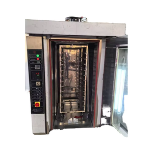Nouveau four rotatif de boulangerie pour la cuisson du <span class=keywords><strong>pain</strong></span>, des biscuits et des pizzas - Gaz/Électrique/Diesel, en acier inoxydable, économie d'énergie, utilisation en restaurant - Product Image 1
