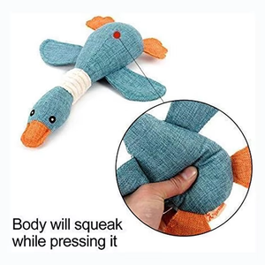 Popolare durevole robusto giocattolo di anatra accessori per cani cigolanti giocattolo estrema oca giocattoli per cuccioli che giocano - Product Image 3