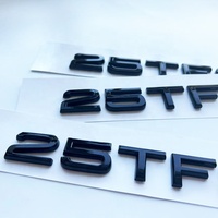 Autocollant Emblème Lettres Latérales de Voiture 4x4 TFSI 3D ABS Noir Argent 25 30 35 40 45 50 55 pour Coffre