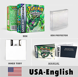 Boîte et manuel Leaf Green Fire Red Ruby Emerald SAPPHIRE USA FRA EUR NOE ESP ITA pour Gba - Product Image 5