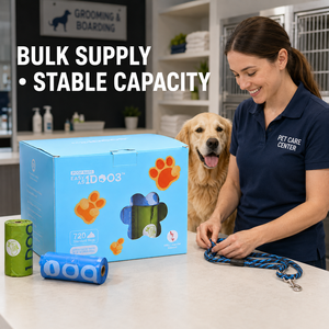 Bolsas de lujo para excremento de perro, personalizadas con logo impreso, portátiles, duraderas, impermeables, ecológicas, biodegradables y con diseño de dibujos animados. - Product Image 1