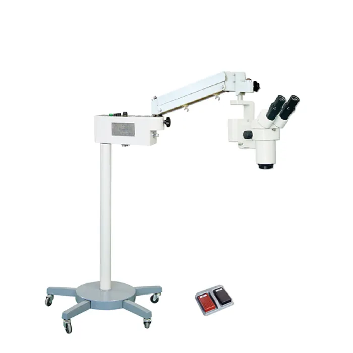 Bir adam için 4X ila 20X zoom büyütme ile SOM-2000 çin oftalmik çalışma ameliyat mikroskobu