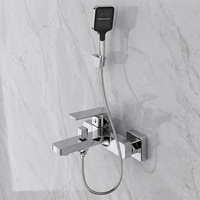 Ensemble de robinet à double usage en laiton de haute qualité pour ensemble de douche de robinet de salle de bain et robinet de baignoire