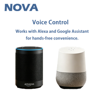 NOVA OEM Tuya Smart Home WiFi IP67 Compteur de débit d'eau intelligent Alexa Google Vanne de contrôle de température Contrôleur d'eau intelligent