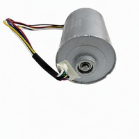Moteur à engrenages planétaires CC sans balais 18,5 V BL3640G, rapport 50:1, arbre en D de 8 mm, IP54, fixation par bride, roue motrice pour robot mobile