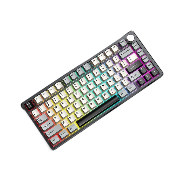 R83 Aluminum CNC PBT Keycaps Gaming Keyboards Wired Wireless Gasket RGB Mechanical Keyboard