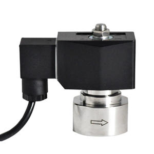 Válvula solenoide de agua de alta presión SS304 de rosca hembra de 1/4 pulgadas de acción directa normalmente cerrada de 2 vías 600bar 500bar 400bar 300bar - Product Image 1