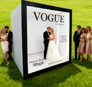 كشك تصوير على شكل ستارة قابل للتخصيص ورائج للحفلات والأعراس مع خلفيات مضيئة بسعر المصنع - Product Image 4