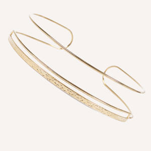 Collier ras du cou CUCOCUCA YFB 001 en acier inoxydable triple couche, collier superposé, choix de mode simple et élégant, expédition en 48h pour l'UE - Product Image 1