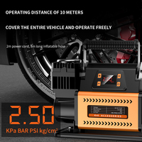 DC12V ou 24V Heavy Duty Double Cylindre 300L/MIN 4x4 Pompe De Gonflage De Pneus 12v Compresseur D'air De Voiture Pompe De Gonflage À Air Électrique