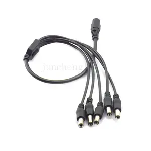 Cable de alimentación USB macho a 5,5mm/2,1mm 5,5x2,1 CC, convertidor de interfaz de cargador, Conector de transferencia de enchufe de CA