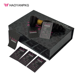 カスタマイズパッケージウィッグヘアボックスギフト、理髪店ヘアパッケージボックス、高級ファッションヘアエクステンションボックス、マグネット開閉式 - Product Image 4