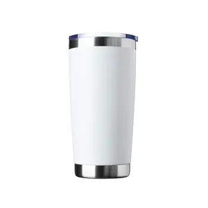 Vente en gros thermo-flasque isolée en acier inoxydable gobelet 20oz tasse à eau tasse à café de voyage à double paroi personnalisée sans BPA