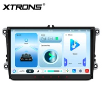 Lecteur multimédia automobile Android 9 pouces 8+128 Go pour VW/Skoda/SEAT UNISOC 7865 Global 4G AKM 7604 Dual BT QLED CarPlay CE-XTRONS