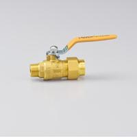 Válvula de Bola Manual de Latón para Control de Gas DunYun Modelo 628, Conexión DN 15 NPT/BSP 1/2, Caudal de 1-100 L/Min, 200 psi, Garantía de 3 Años