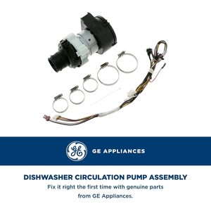 Conjunto de Bomba de Circulación para Lavavajillas Ge WD49X23781, Eléctrica, 12 Pulgadas, Pieza de Repuesto - Product Image 2