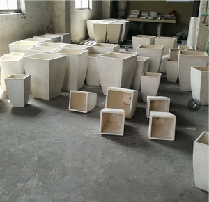 Fiber ciment pots céramique pots <span class=keywords><strong>de</strong></span> fleurs - Product Image 3