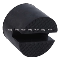 Adaptateur universel pour cric de voiture, 1 pièce, cadre fendu, support en caoutchouc, support de sol, outils de réparation automobile, accessoires de voiture