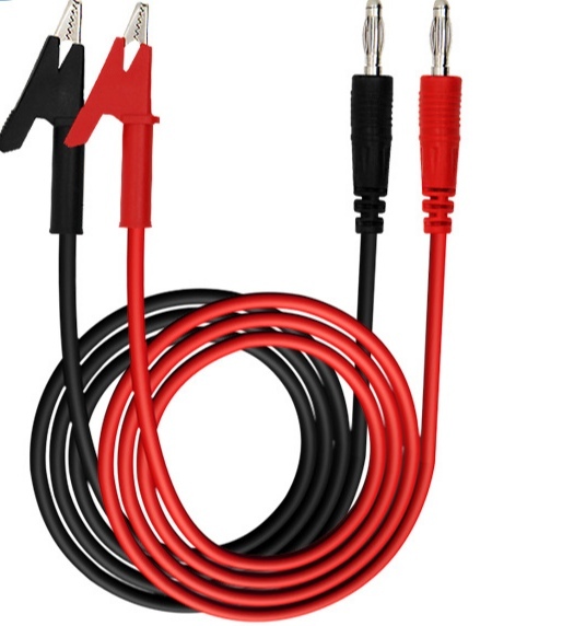Bananen stecker zum Krokodil klemmen kabel für elektrische Labortests Bananen stecker zum Krokodil klemmen kabel für elektrische Labortests