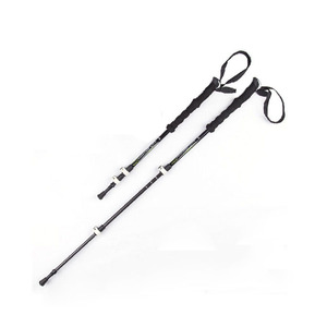 Bastones de esquí telescópicos de aluminio y fibra de carbono para escalada al aire libre y senderismo Bastón de senderismo para esquiar y senderismo - Product Image 5