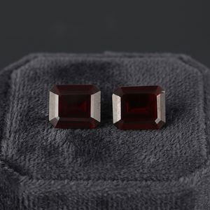 Granate Rojo Natural de 10x12mm, Corte Esmeralda Octogonal, Piedra Preciosa Suelta, Certificado por Terceros, Venta al Por Mayor, Gopika Exports para Joyería - Product Image 3