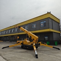 Mini-grue araignée automotrice avec télécommande 5T, chenilles pliables, moteur