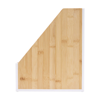 Organizador Giratorio de 360° de Madera A3 Personalizado, Caja de Almacenamiento de Archivos de Oficina de Lujo