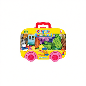 Valigetta Costruzioni Building <b>Blocks</b> Set 28x22x8 Cm Construction Toy For Kids Age 3+ - Product Image 1