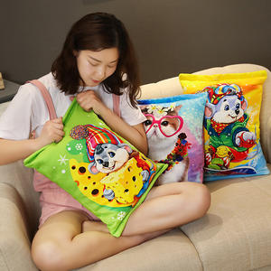 Commercio all'ingrosso Super Soft 3D Stampa Cibo Peluche Cuscino Cioccolato Spuntino Cuscino - Product Image 6