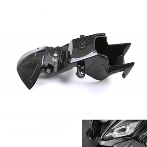Couverture de conduit d'admission d'air en fibre de carbone sèche 3K 100% pour Kawasaki ZX-10R 2021+ (carénage de canal d'air) - Product Image 1