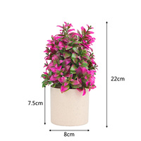 Fleur Artificielle Bonsaï Mini Petite Plante En Pot Simulation Plante Verte Salon Bureau Entrée Cave À Vin Décoration