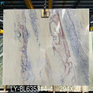 Cuarzo Azul Natural Translúcido, Losa de Cuarzo para Decoración de Paredes, Barra, Encimera Personalizada - Product Image 5