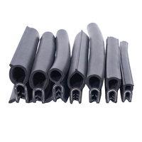 Protector Universal para Bordes de Puertas de Automóviles, Burlete de Goma con Clips Metálicos, Tamaño Personalizado, Apto para Automóviles y Embarcaciones