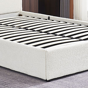 Juego de Muebles de Dormitorio para Hotel, Cama King Size, Doble, Tapizada en Tela, Lujosa, de Alta Gama - Product Image 5