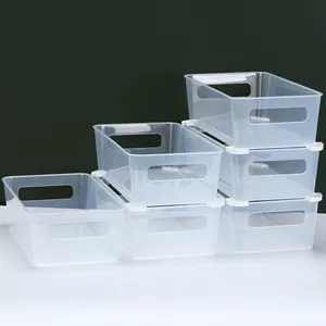 Factory Wholesale 1pcs Food Storage Organizer Container Clear Plastic Storage Bins