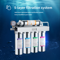 Système de filtration d'eau par osmose inverse en acier inoxydable Baiwin, purificateur d'eau pour restaurant
