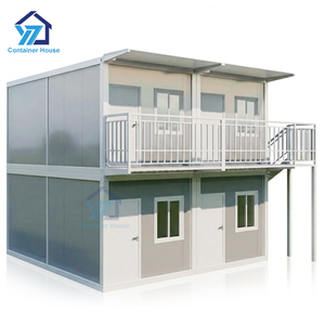 Casa Container in Acciaio a Due Piani Durevole e Versatile con Caratteristiche Traspiranti per l'Uso nella Ricostruzione Post-Disastro - Product Image 1