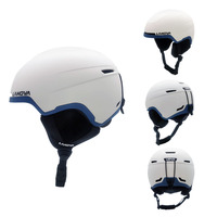 Casque de ski et de snowboard LANOVA W-208 LEPUS certifié CE EN1077, double coque en PC EPS, casque de sécurité pour sports d'hiver avec 6 aérations